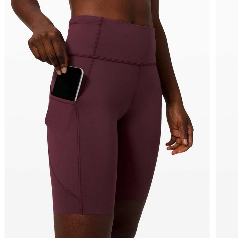 Lululemon Fast And Free Short 10" Cassis 6 - Picture 4 of 11